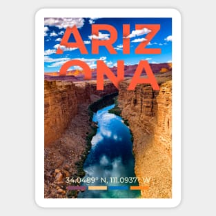 Arizona Travel Poster Sticker